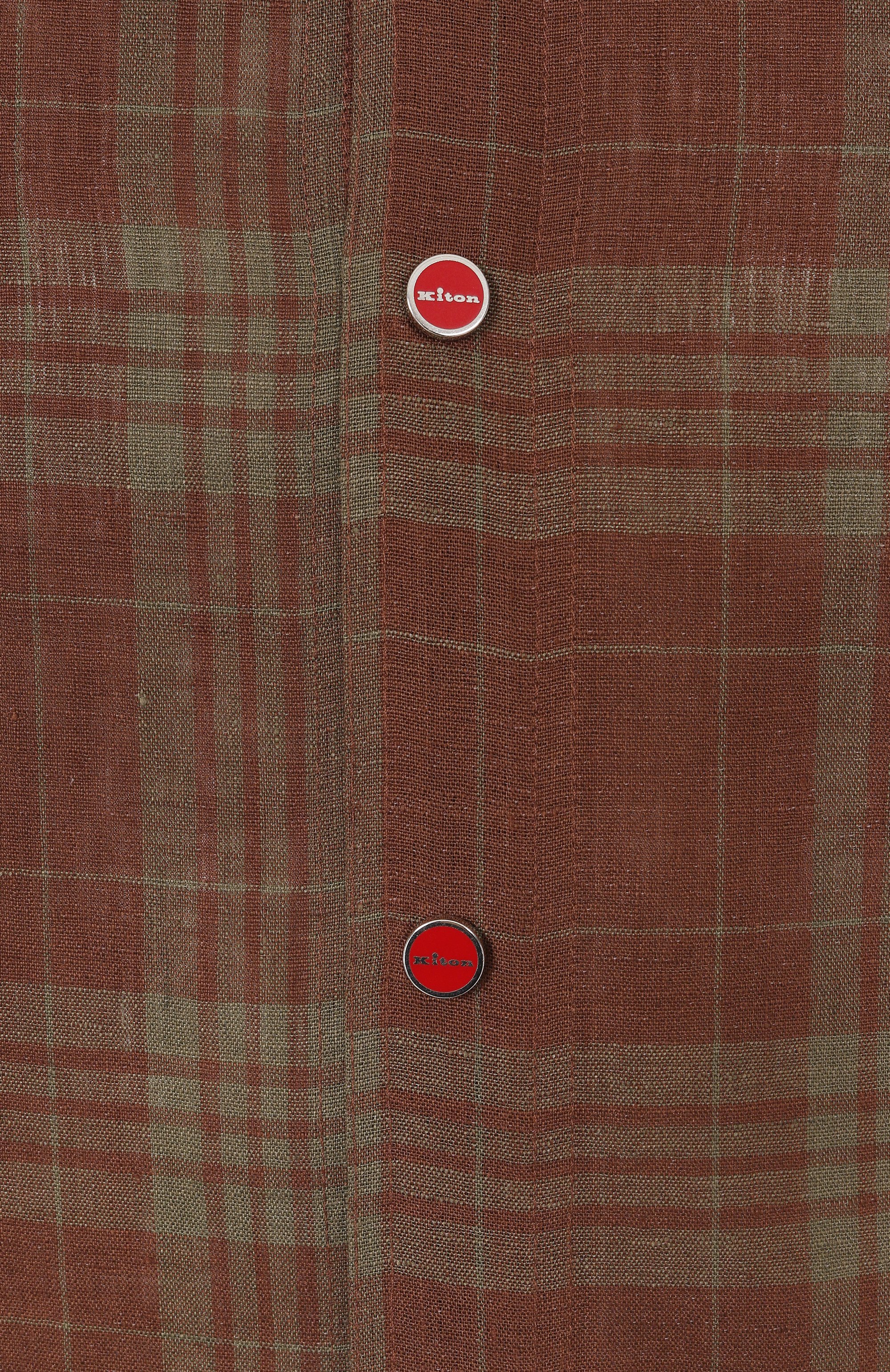 Льняная рубашка KITON, арт. UMCMARH0926910, фото 6