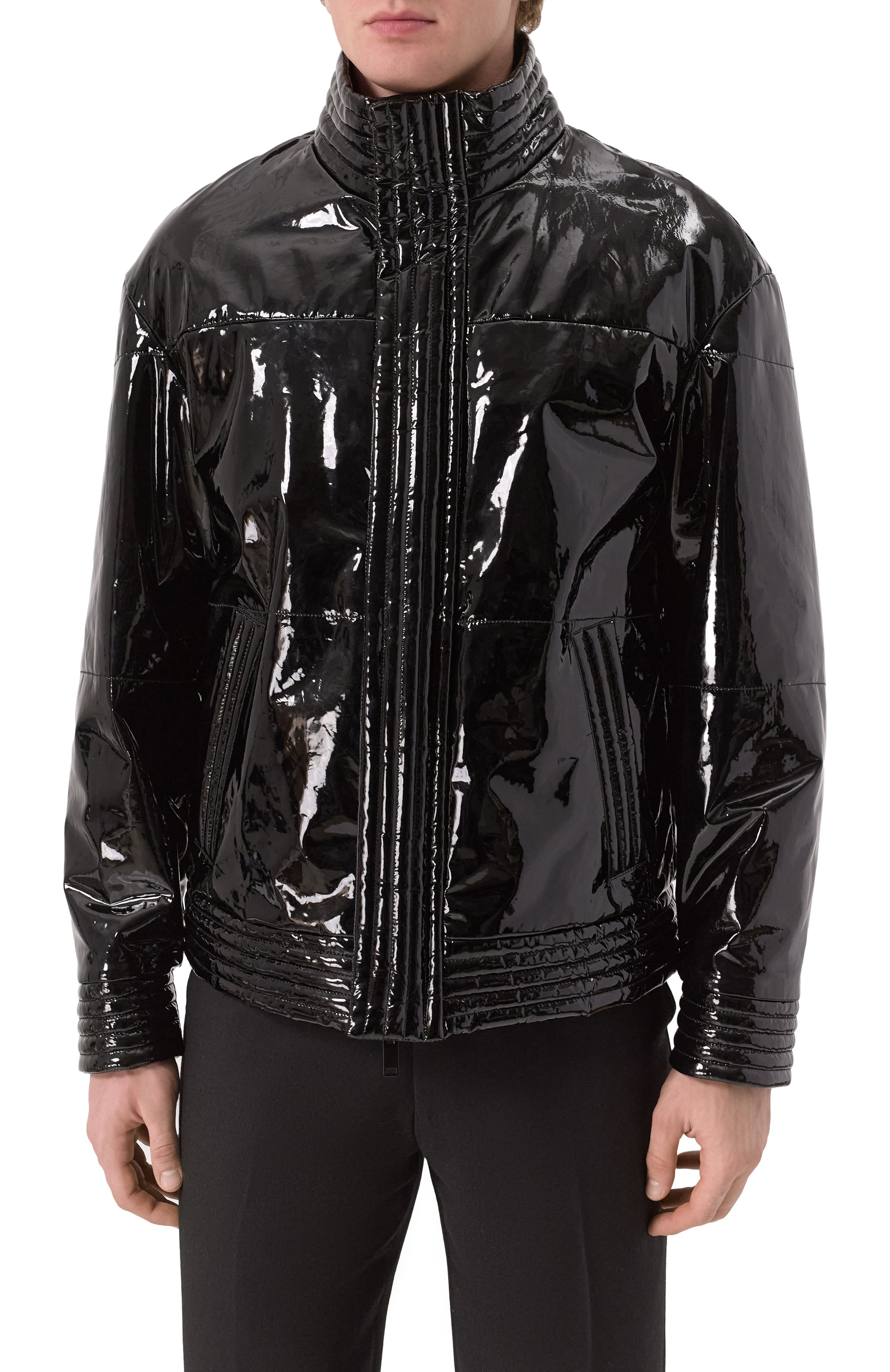 Кожаный пуховик с подкладкой из норки MVST, арт. FZECK-ES4380-1V, фото 3