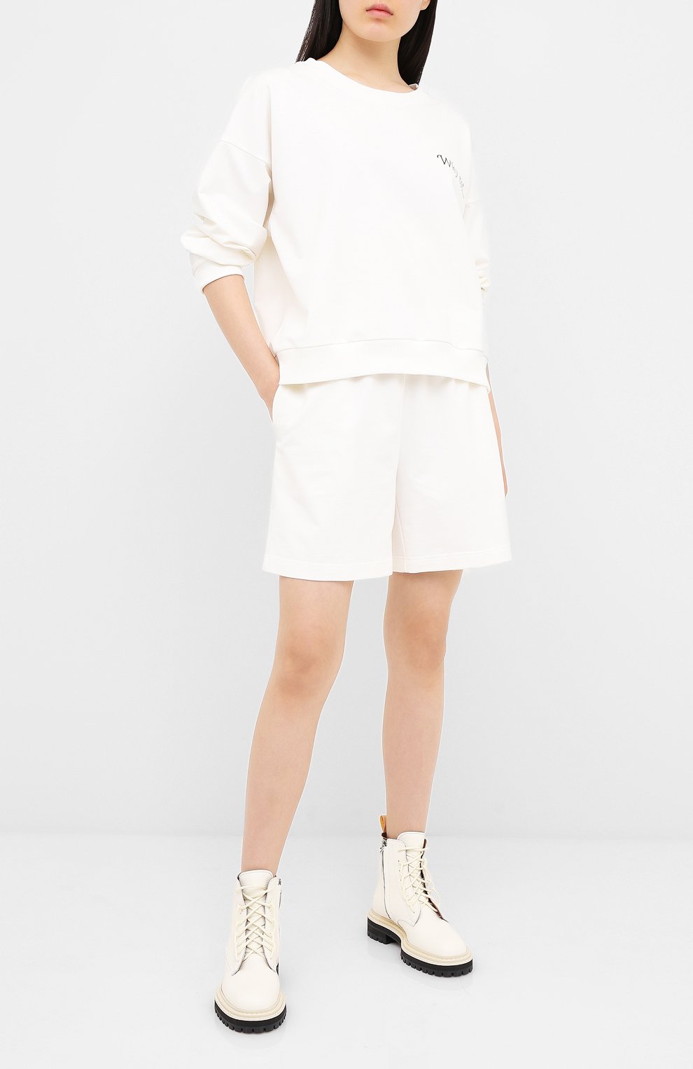 Хлопковый спортивный костюм SEVEN LAB, арт. SS20-PF ecru, фото 1