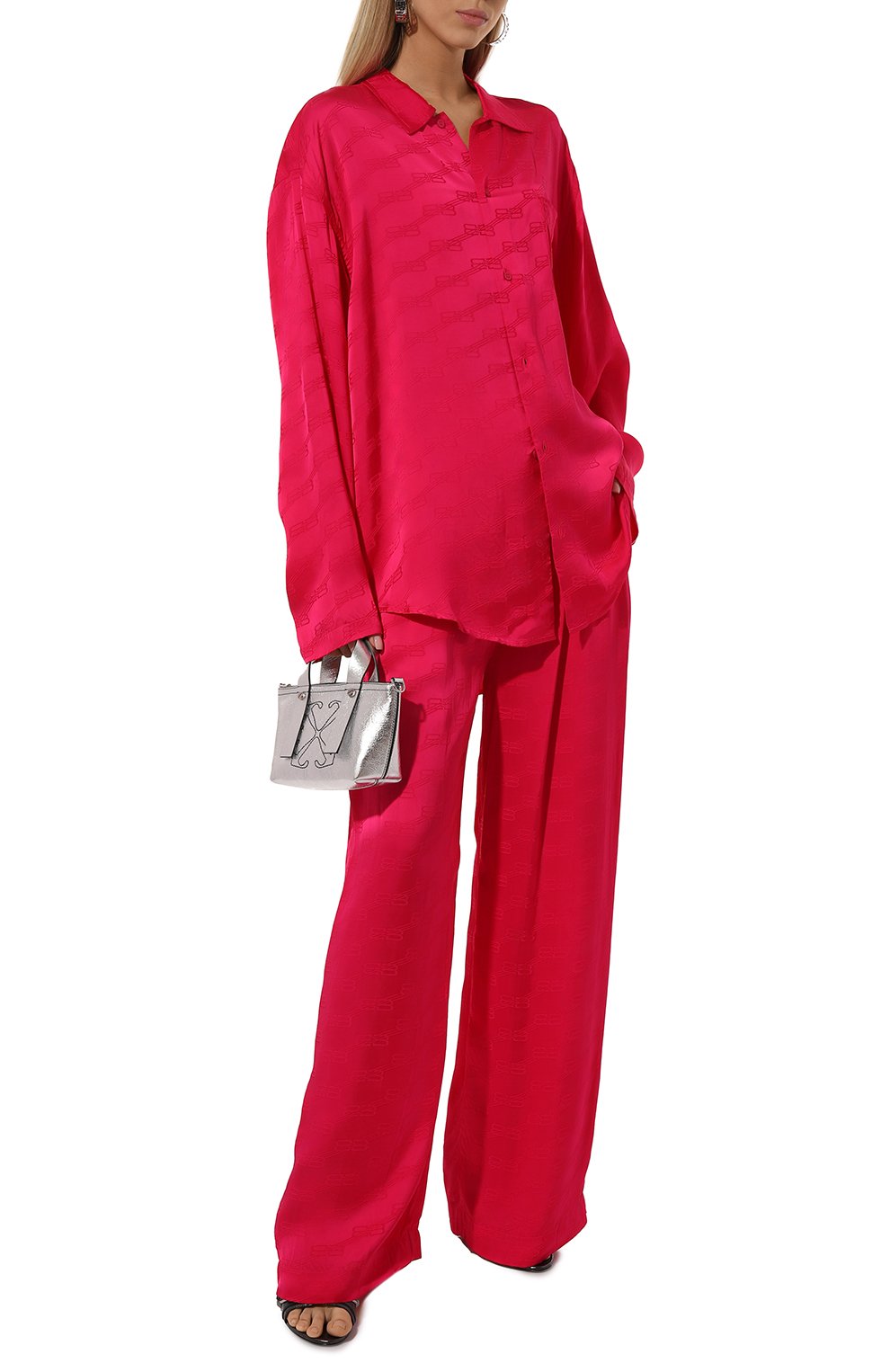 Брюки из вискозы BALENCIAGA, арт. 681822/TM068, фото 2