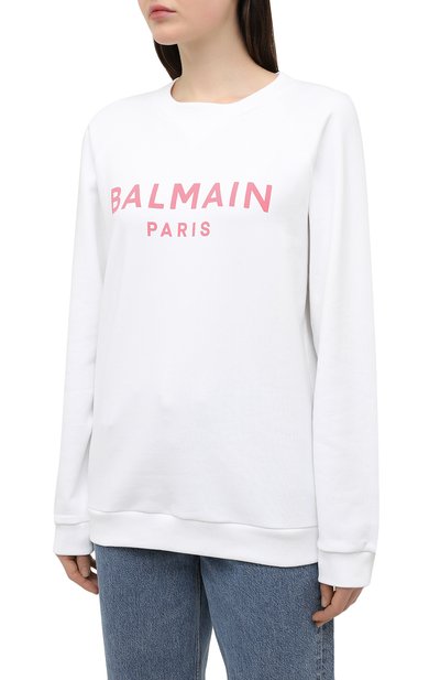 Хлопковый свитшот BALMAIN, арт. VF13691/B002, фото 3