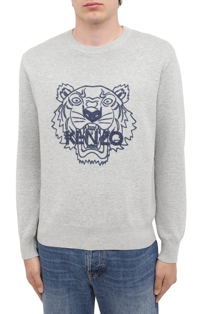 Джемпер из шерсти и хлопка KENZO, арт. FA65PU5303XA, фото 3
