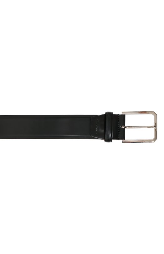 Кожаный ремень Santoni CM40VS003C07E0BRN01 Чёрный  CM40VS003C07E0BRN01 Фото 4