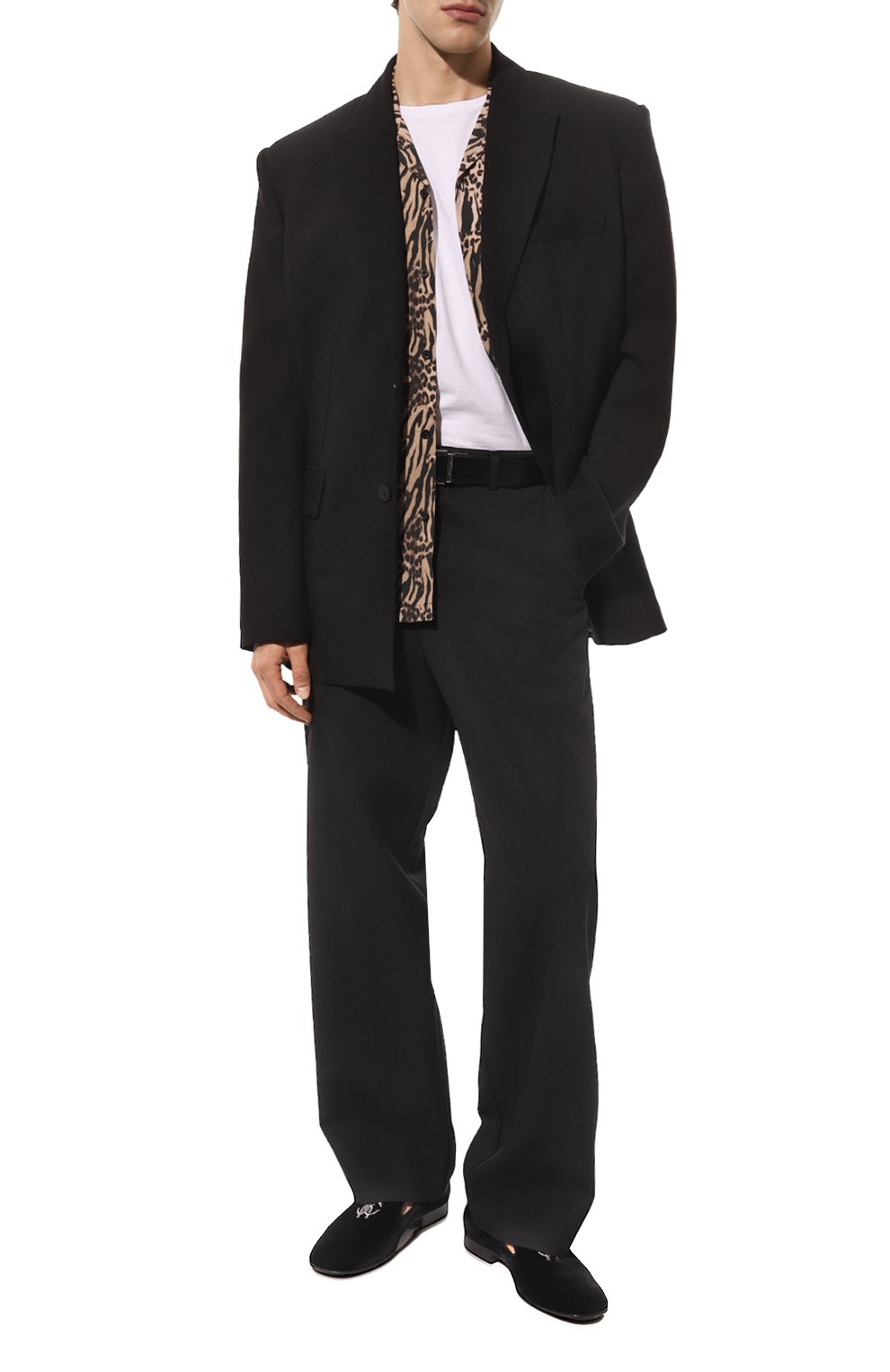 Текстильные слиперы ROBERTO CAVALLI, арт. 18763 A, фото 2