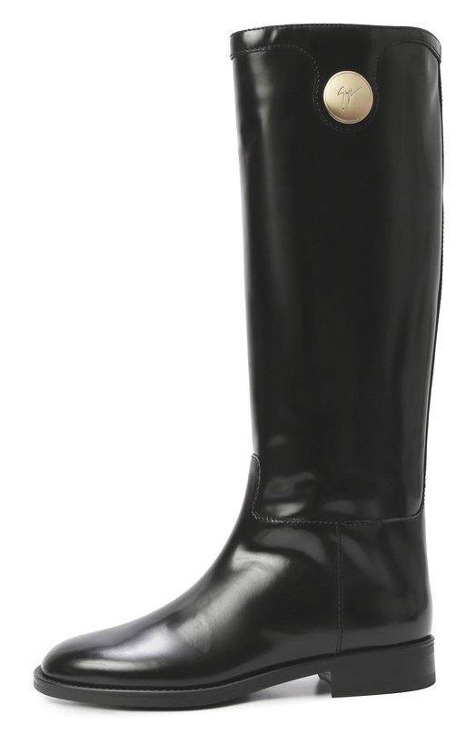 Кожаные сапоги Anisea Giuseppe Zanotti Design I580007 Чёрный  I580007 Фото 4