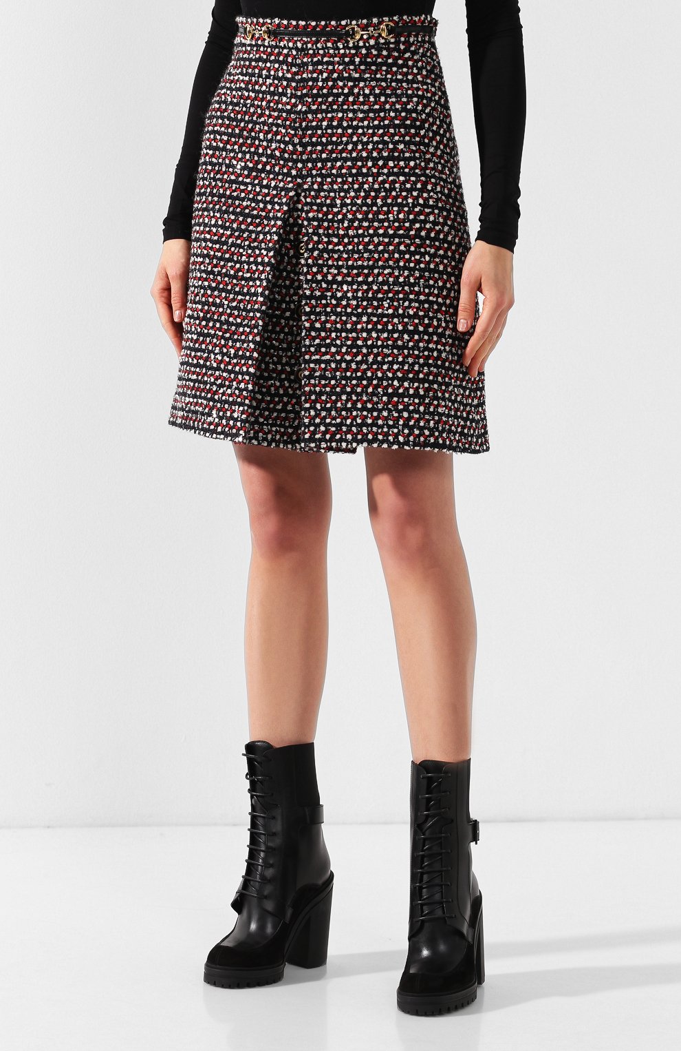 Буклированная юбка с поясом GUCCI, арт. 543438/ZLE91, фото 3