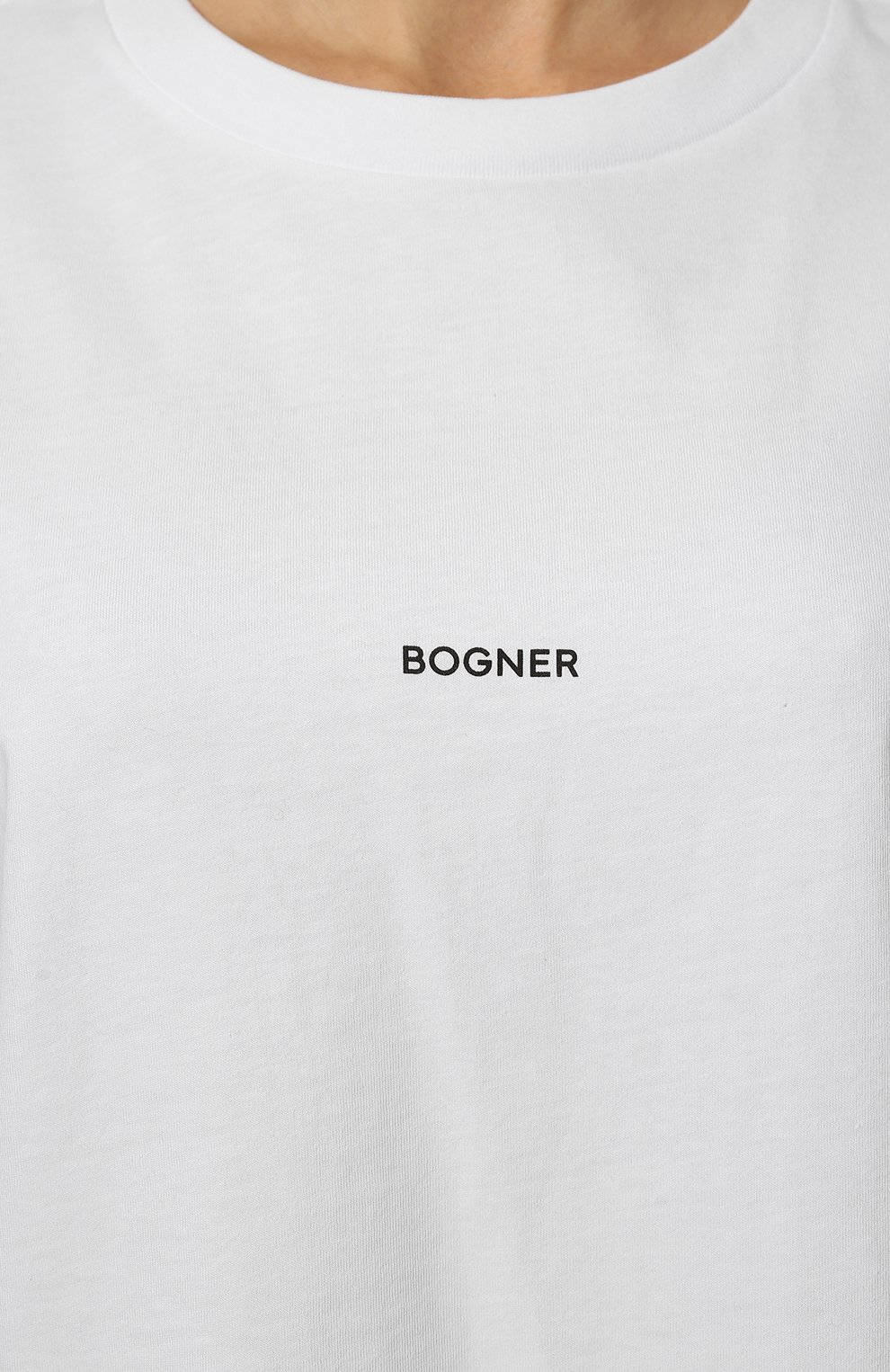 Хлопковая футболка BOGNER белого цвета по цене 13200 руб., арт. 56587353, фото 5 Хлопковая футболка BOGNER, арт. 56587353, фото 5
