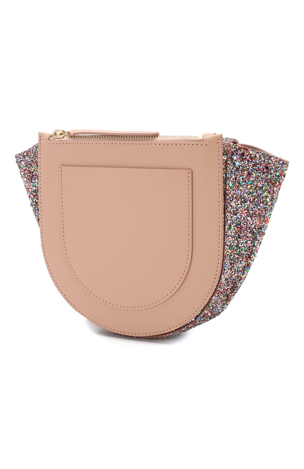 Сумка hortensia mini WANDLER разноцветного цвета по цене 87350 руб., арт. H0RTENSIA BAG MINI/GLITTER GAS0LINE, фото 3 Сумка hortensia mini WANDLER, арт. H0RTENSIA BAG MINI/GLITTER GAS0LINE, фото 3