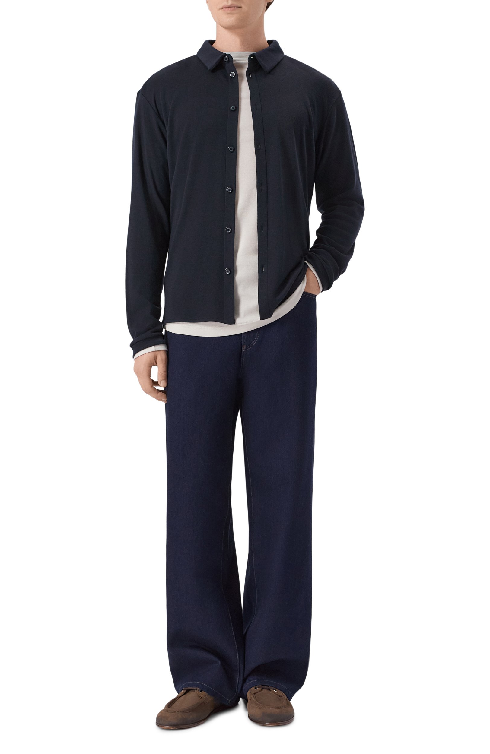 Джинсы GIORGIO ARMANI синего цвета по цене 126500 руб., арт. GM002034/AF28862, фото 2 Джинсы GIORGIO ARMANI, арт. GM002034/AF28862, фото 2