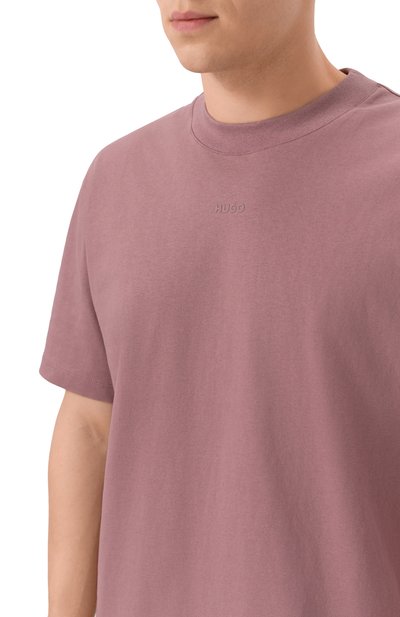 Хлопковая футболка HUGO, арт. 50488330, фото 5