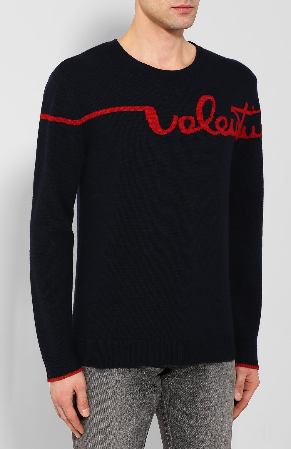 Джемпер из смеси шерсти и кашемира VALENTINO, арт. TV3KC07U64H, фото 3