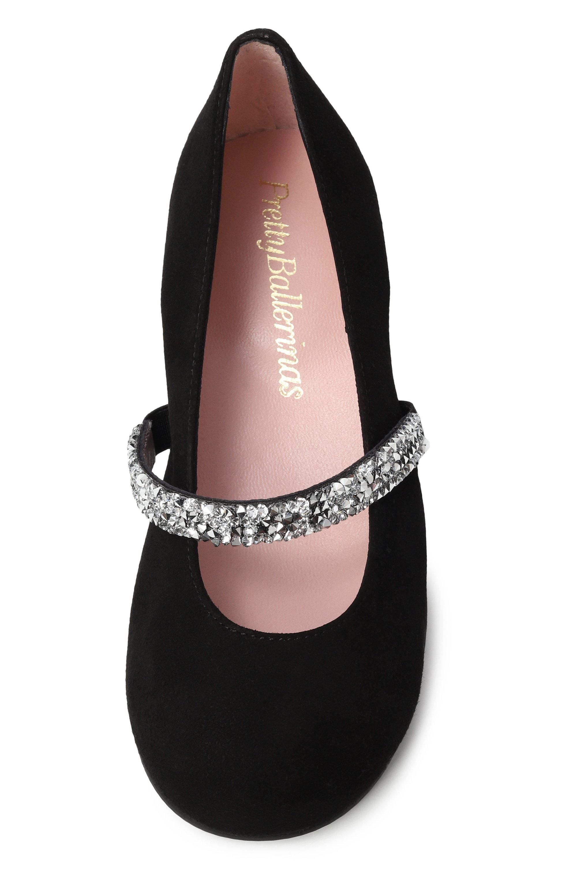 Замшевые туфли PRETTY BALLERINAS черного цвета по цене 26450 руб., арт. 48788, фото 4 Замшевые туфли PRETTY BALLERINAS, арт. 48788, фото 4