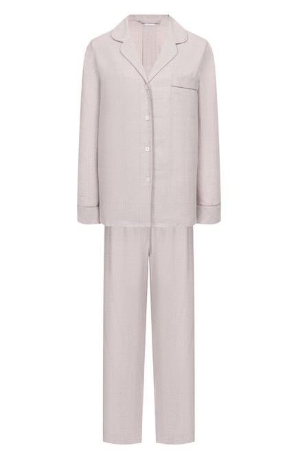 Женская пижама из хлопка и шерсти ZIMMERLI, арт. 4600-11004