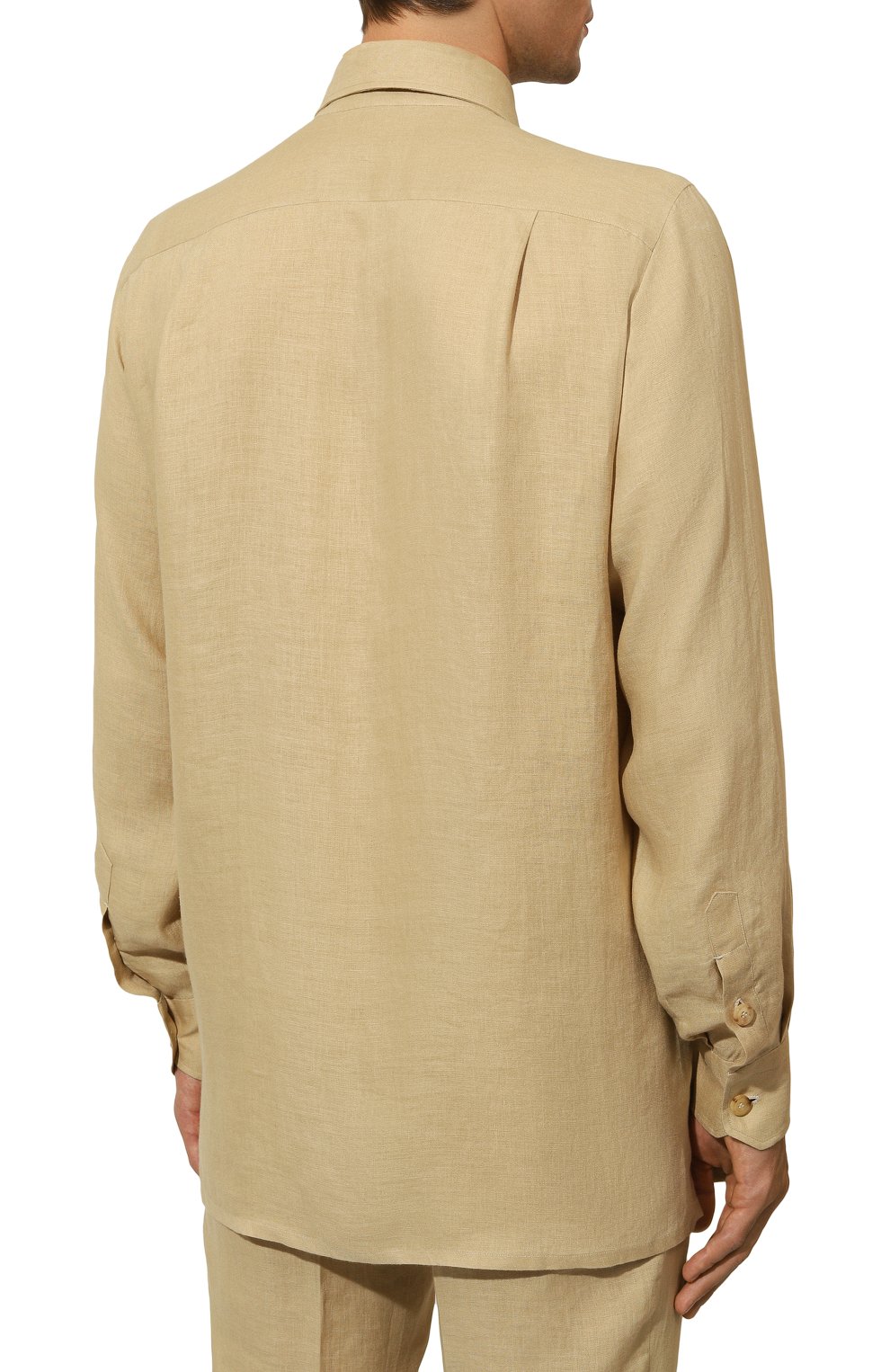 Льняная рубашка KITON, арт. UMC016H08838, фото 4