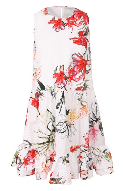 Хлопковое платье ALEXANDER MCQUEEN, арт. 620923/QDAAL, фото 1