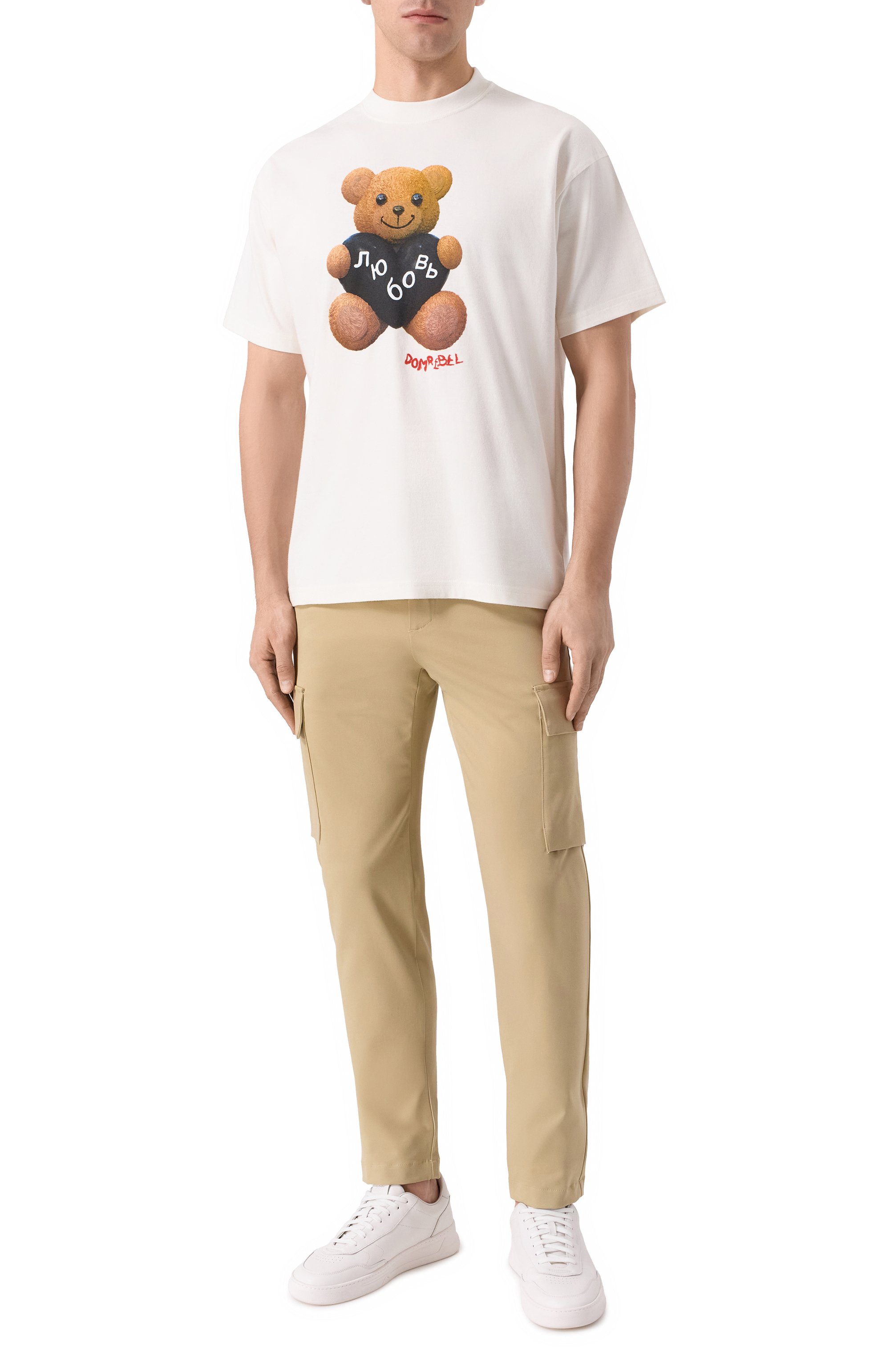 Хлопковая футболка DOMREBEL, арт. M L0VEBEAR/TSHIRT, фото 2