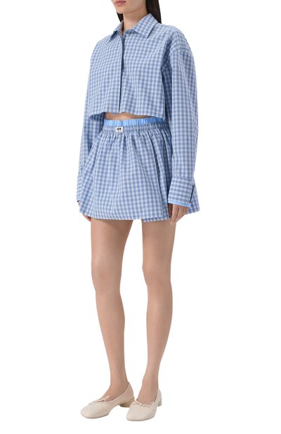 Женская хлопковая рубашка MSGM, арт. 4041MDE12Y/267108