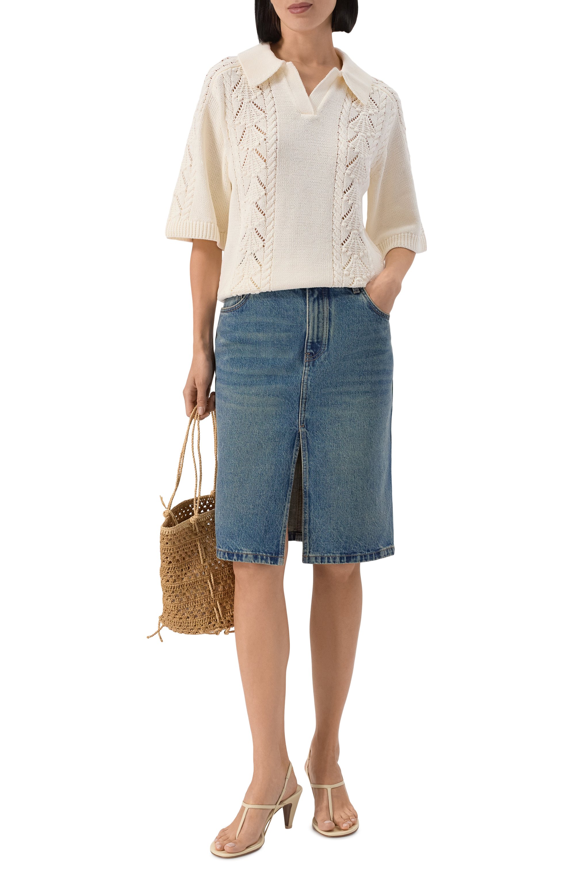 Джинсовая юбка 12 STOREEZ, арт. 129672, фото 2