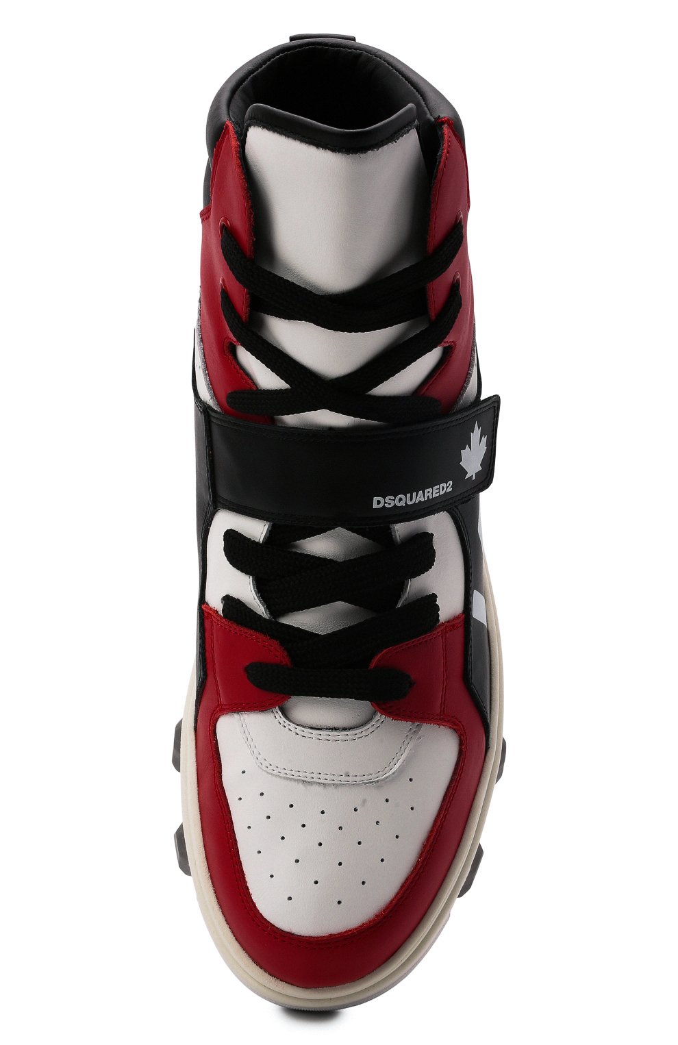 Кожаные кеды basket icon DSQUARED2, арт. SNM0182 01500001, фото 5