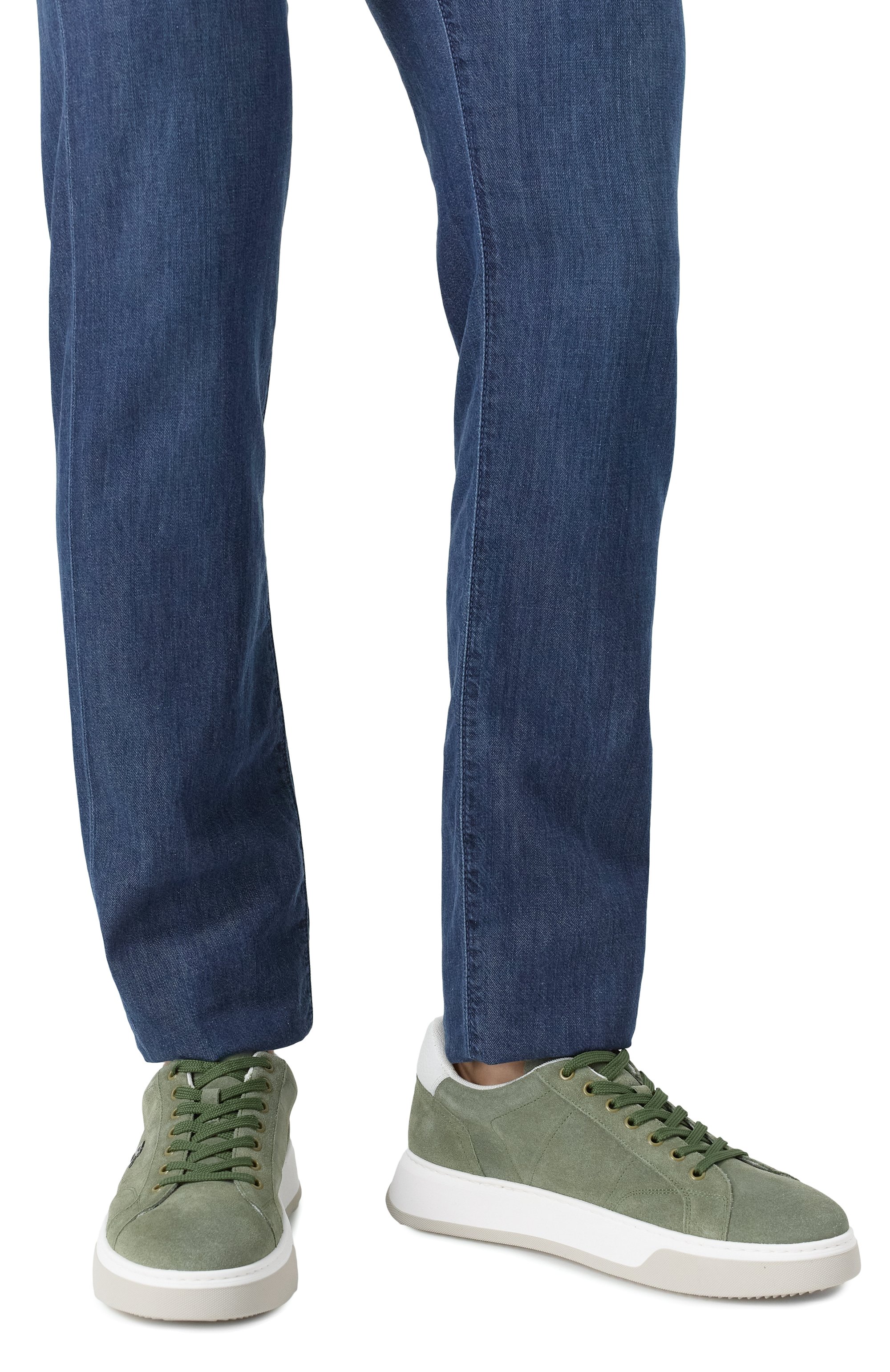 Замшевые кеды milan BOGNER хаки цвета по цене 36200 руб., арт. MILAN 9 A, фото 3 Замшевые кеды milan BOGNER, арт. MILAN 9 A, фото 3