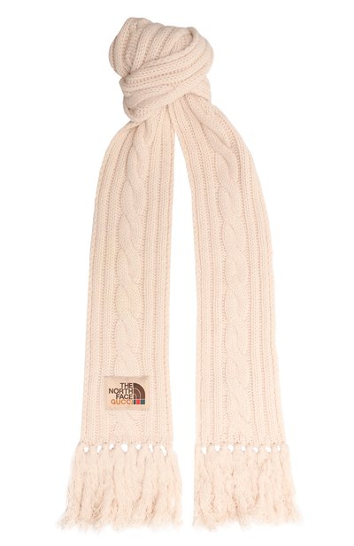 Шерстяной шарф the north face x gucci GUCCI, арт. 653561 4G200, фот о 1