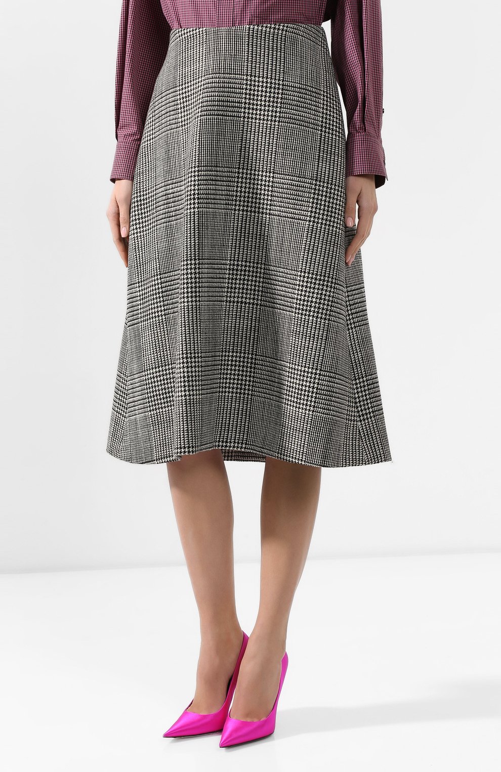 Шерстяная юбка BALENCIAGA, арт. 596427/TGU01, фото 3