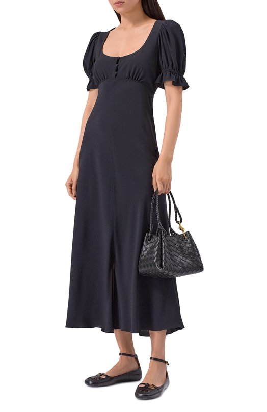 Кожаные балетки Misty Chloé CH25W14VUN Чёрный  CH25W14VUN Фото 3