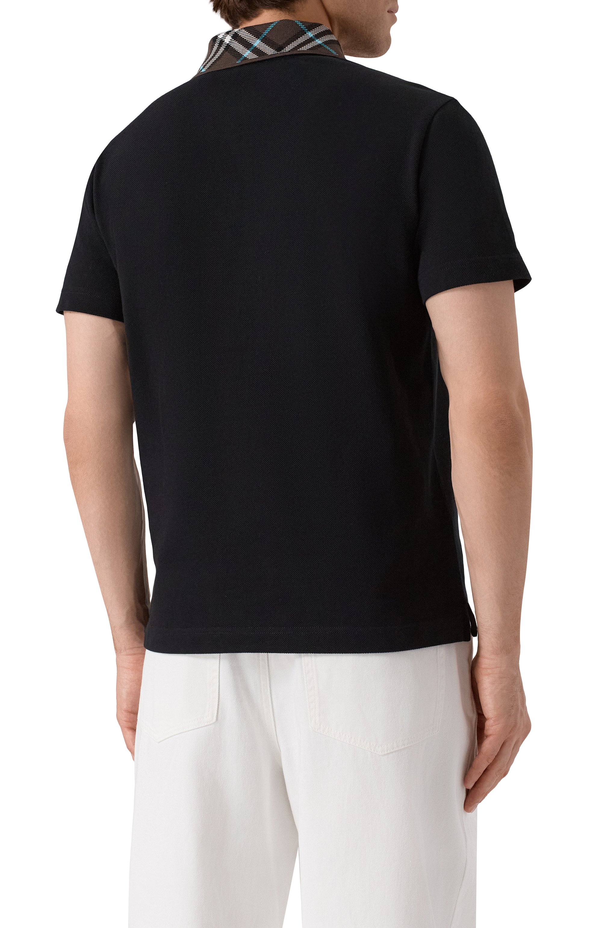 Хлопковое поло BURBERRY, арт. 8103865, фото 4