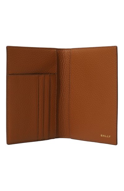 Обложка для паспорта BALLY коричневого цвета по цене 25900 руб., арт. MLW03V/TP047, фото 3 Обложка для паспорта BALLY, арт. MLW03V/TP047, фото 3