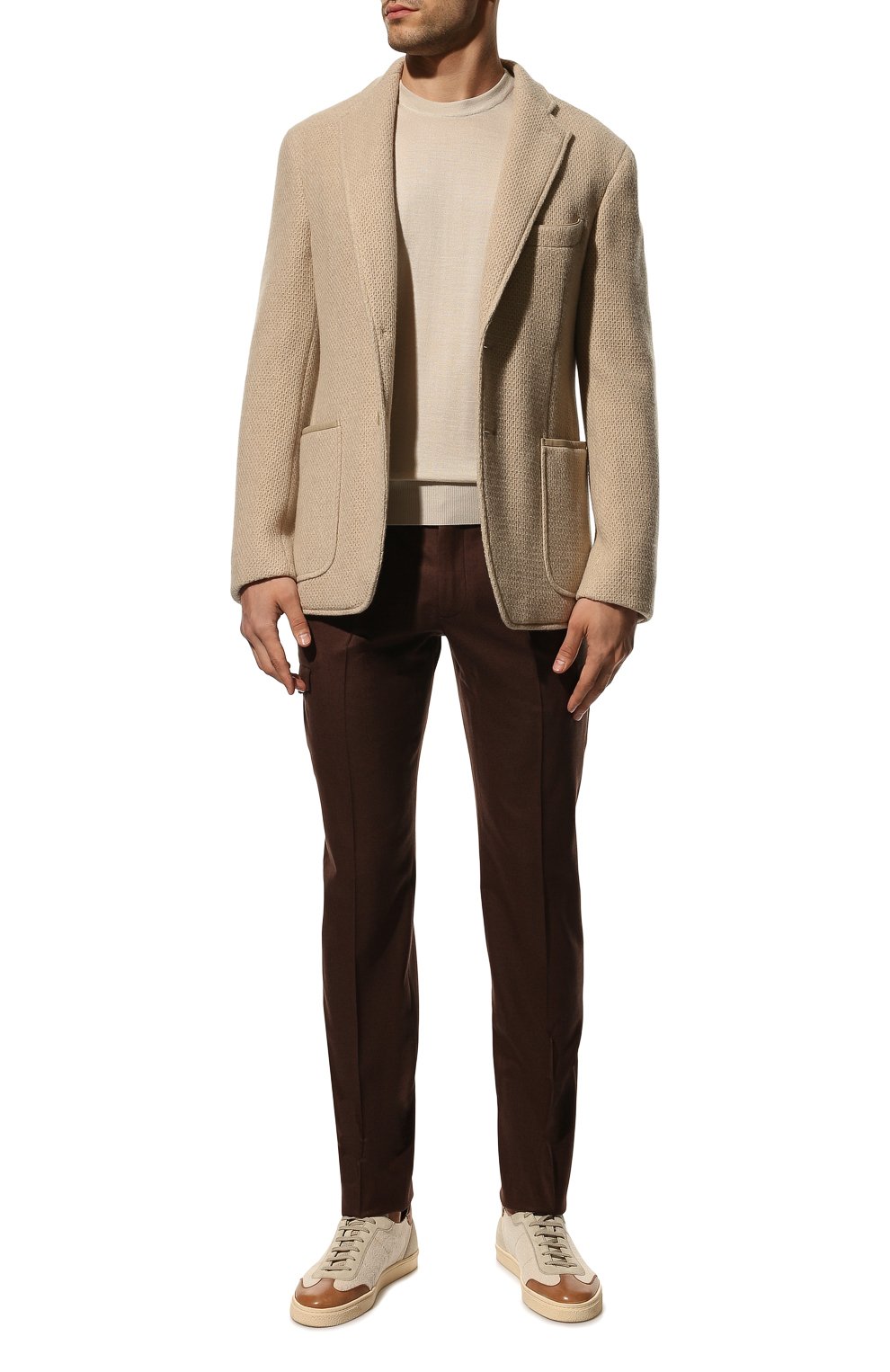 Шерстяные брюки-карго STEFANO RICCI, арт. M1T2300080/W610, фото 2