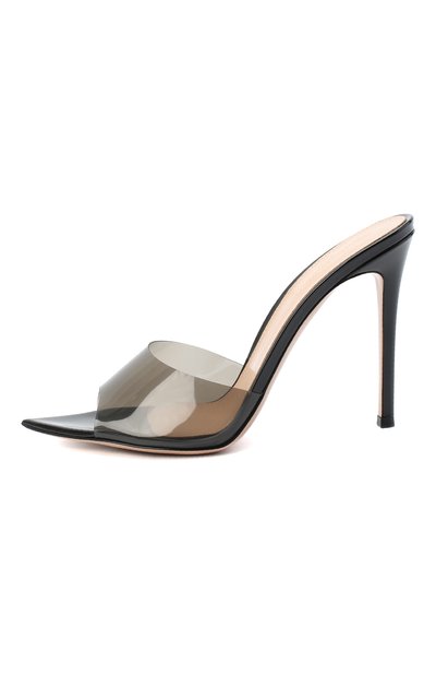 Мюли elle GIANVITO ROSSI черного цвета по цене 69800 руб., арт. G11900.15RIC.GSVFUNE, фото 3 Мюли elle GIANVITO ROSSI, арт. G11900.15RIC.GSVFUNE, фото 3