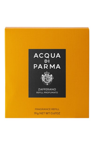 Сменный блок аромадиффузора для автомобиля zafferano (19g) ACQUA DI PARMA бесцветного цвета по цене 5700 руб., арт. ADP083048, фото 2 Сменный блок аромадиффузора для автомобиля zafferano (19g) ACQUA DI PARMA, арт. ADP083048, фото 2