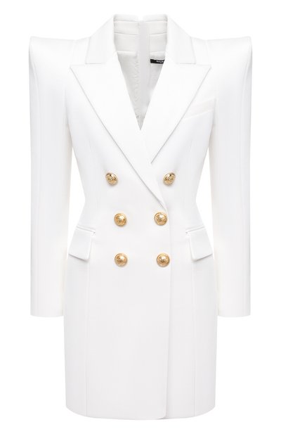 Женское платье из вискозы BALMAIN, арт. VF0R9100/J017