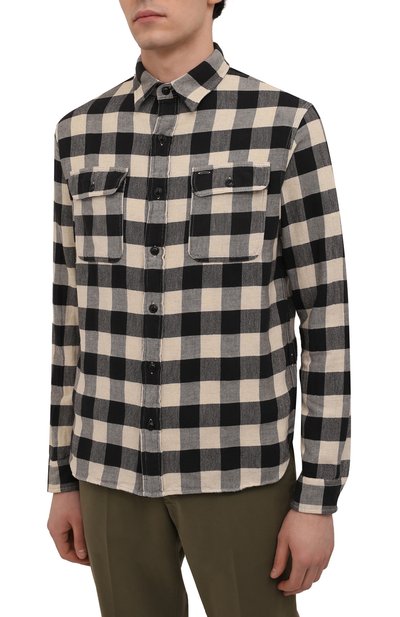 Рубашка из хлопка и льна RRL, арт. 782856993, фото 3