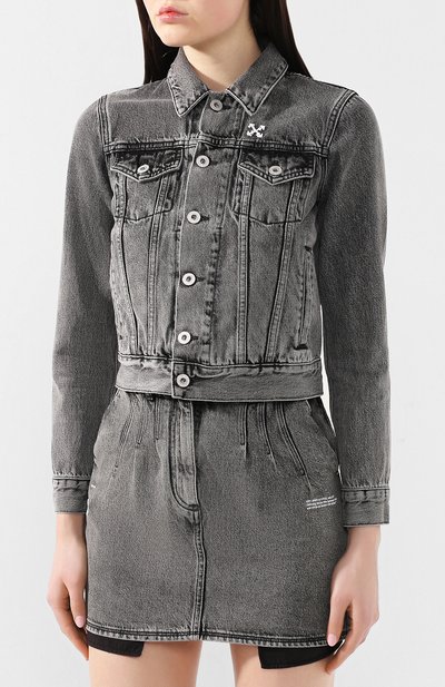 Джинсовая куртка OFF-WHITE, арт. 0WYE008S197740478601, фото 3