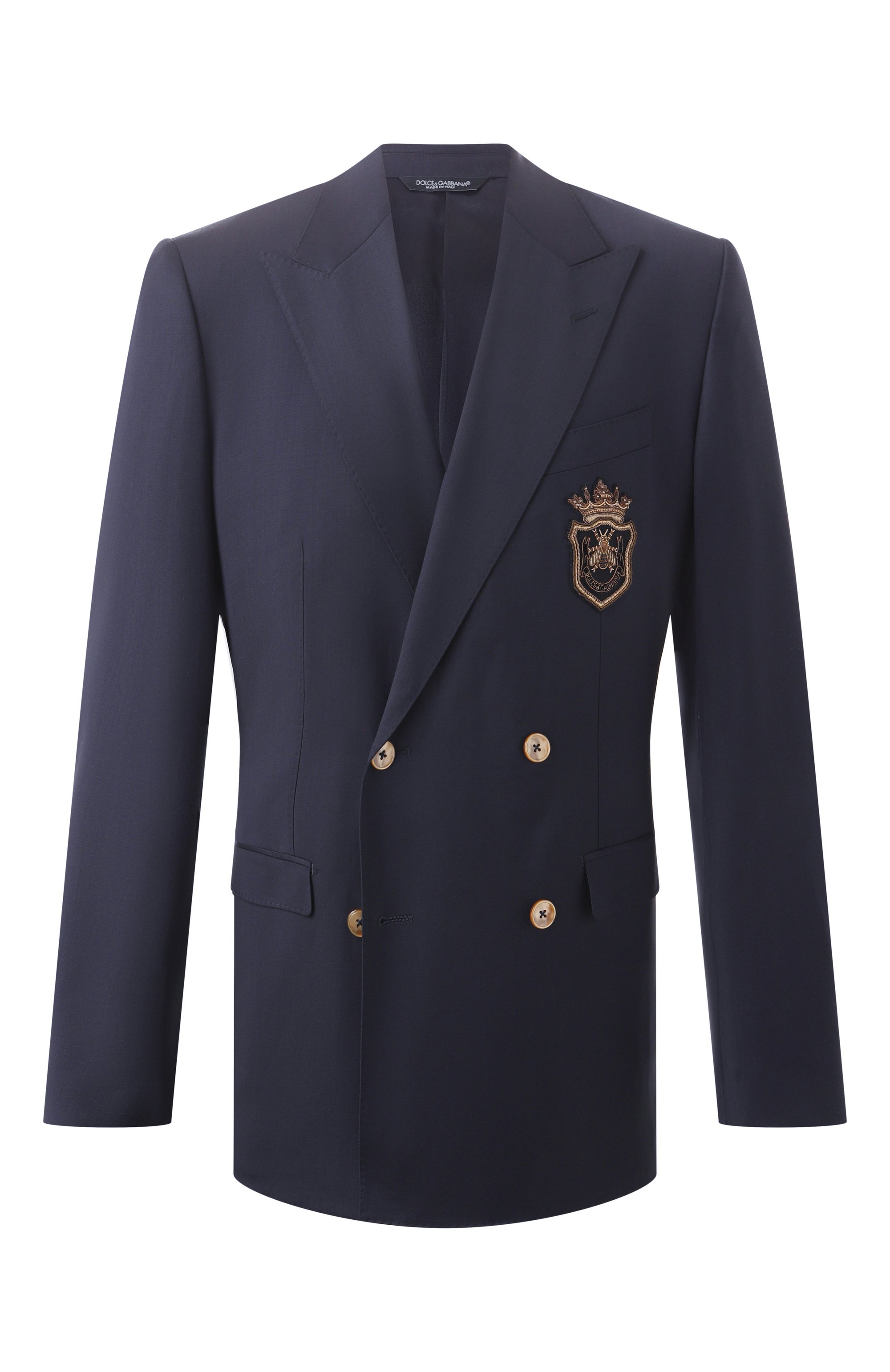 Шерстяной пиджак DOLCE & GABBANA, арт. G2TJ8Z/FUBFA, фото 1