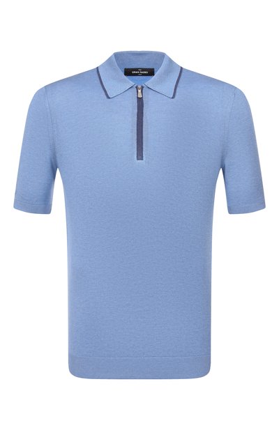 Мужская шелковое поло GRAN SASSO, арт. 43166/23506