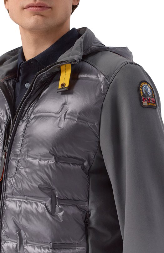 Пуховый бомбер Parajumpers 26SM-PM HYT Y01 Серый  26SM-PM HYT Y01 Фото 5