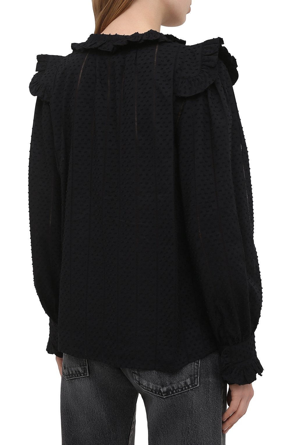 Блузка из хлопка и вискозы BY MALENE BIRGER, арт. Q68829011/GIV0TIALA, фото 4