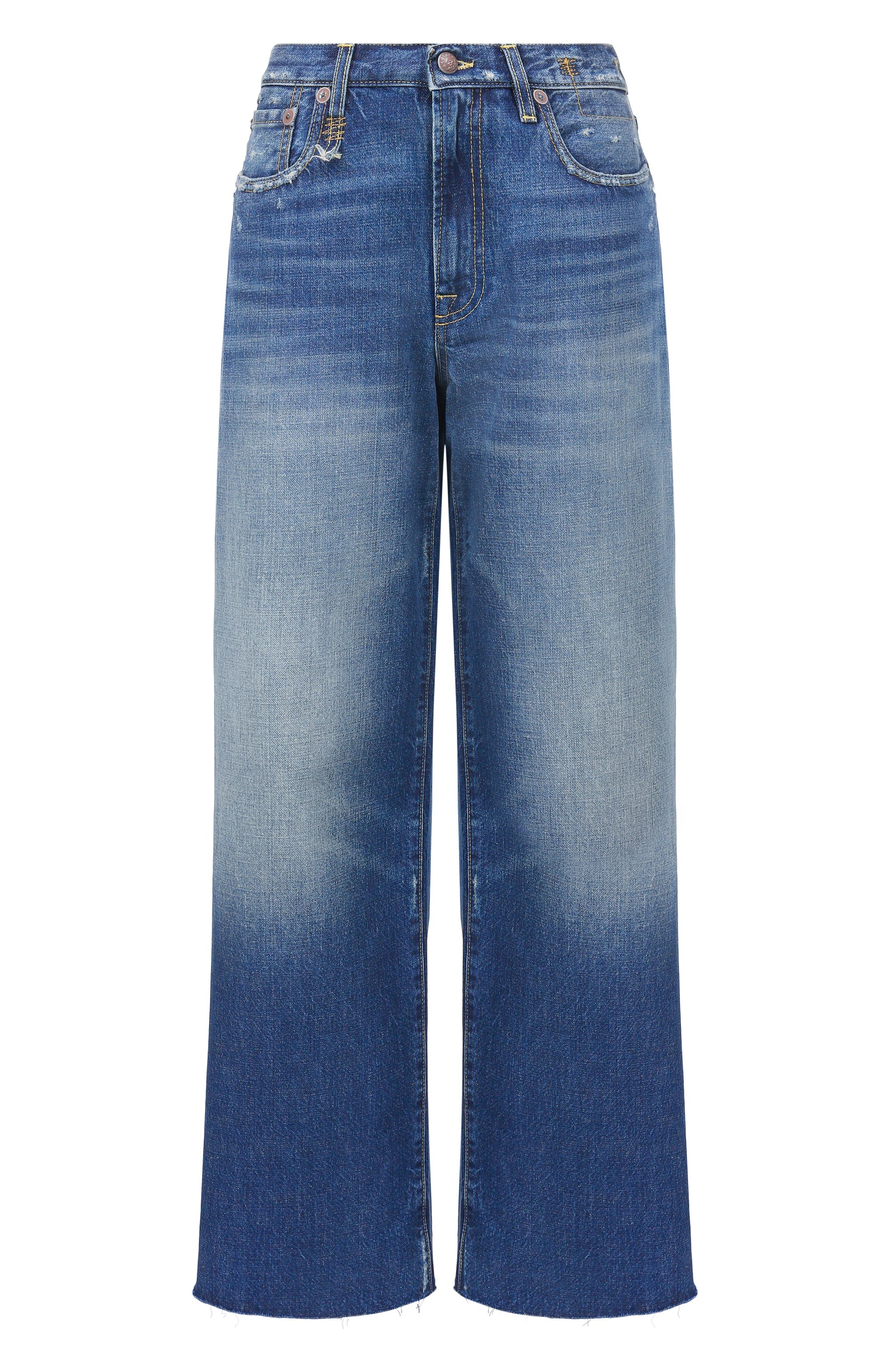 Джинсы darcy loose R13 синего цвета по цене 69950 руб., арт. R13WD038-D381B, фото 1 Джинсы darcy loose R13, арт. R13WD038-D381B, фото 1