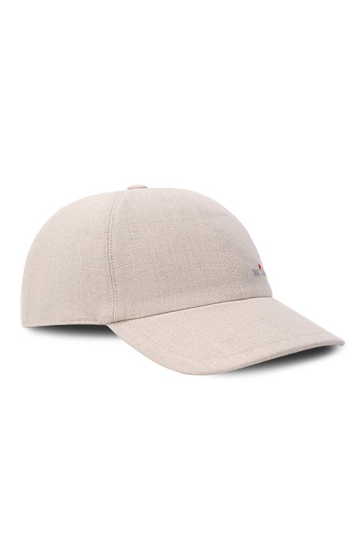 Льняная бейсболка Kiton UCPL015K0718H_001 Бежевый UCPL015K0718H_001
