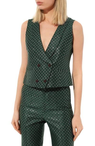 Жилет изо льна и хлопка GUCCI, арт. 652266 ZAGLX, фото 3