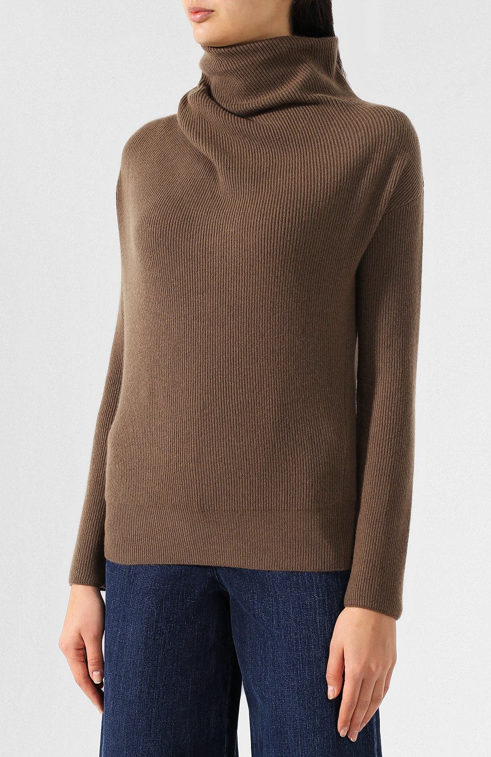 Кашемировый пуловер с высоким воротником LORO PIANA, арт. FAI3311, фото 3
