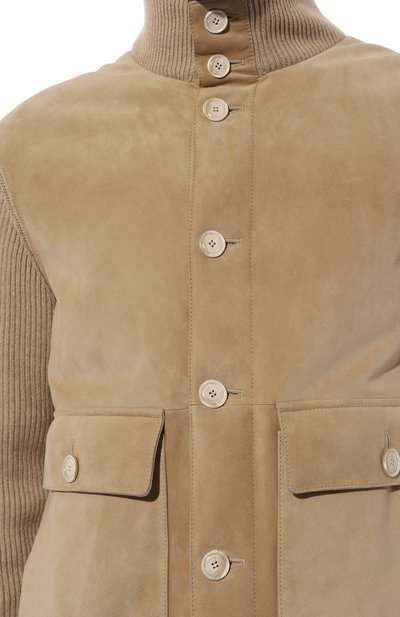 Комбинированный кардиган BRUNELLO CUCINELLI, арт. M0PCL1955, фото 5