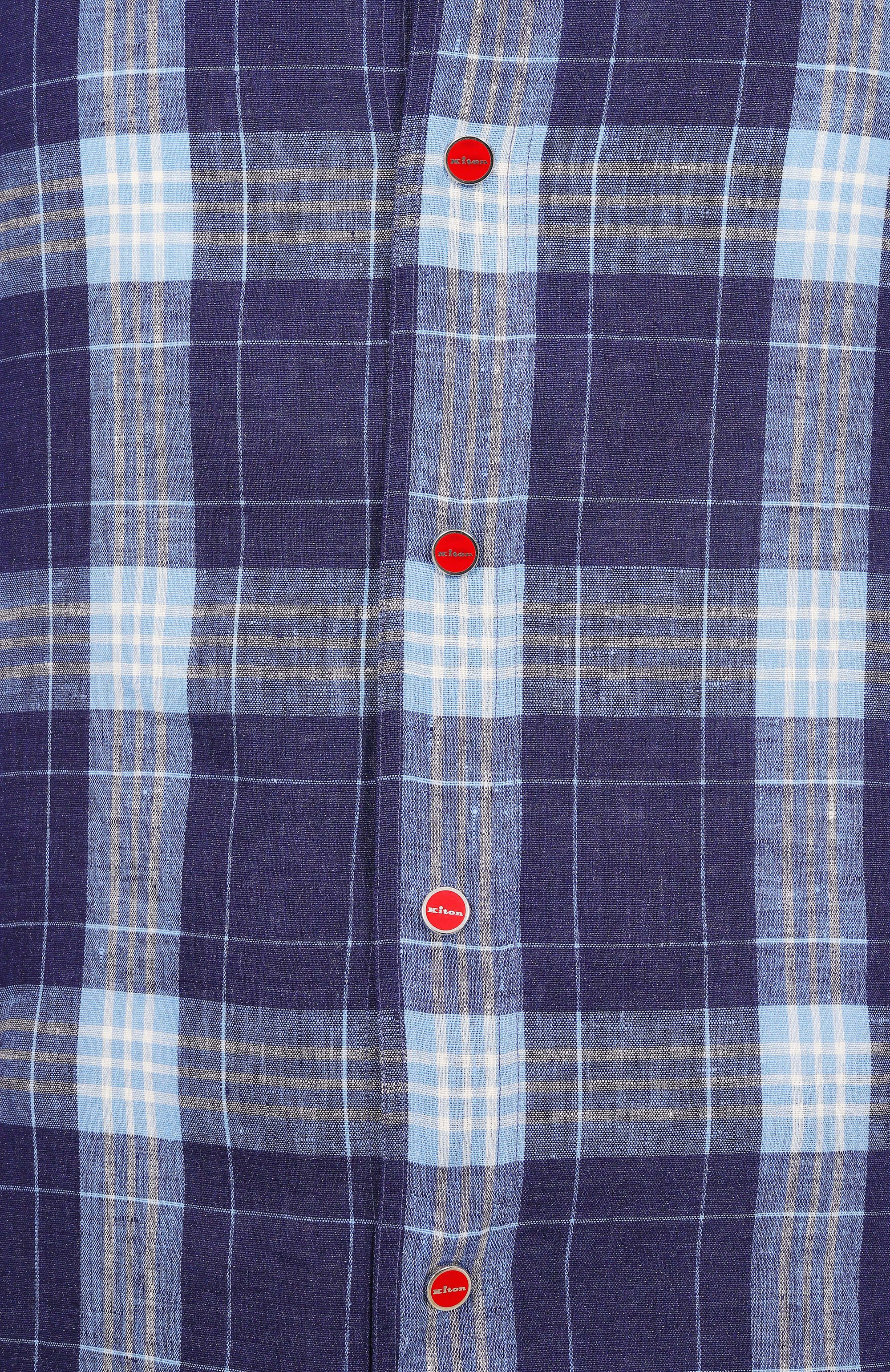 Льняная рубашка KITON, арт. UMCMARH0926701, фото 6