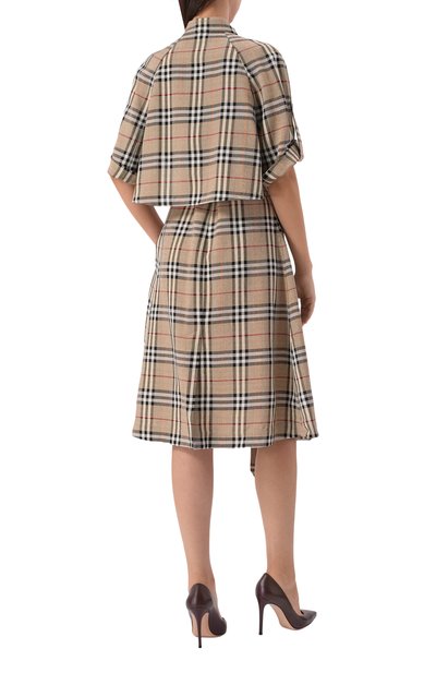 Платье из вискозы и шелка BURBERRY, арт. 8110441, фото 4