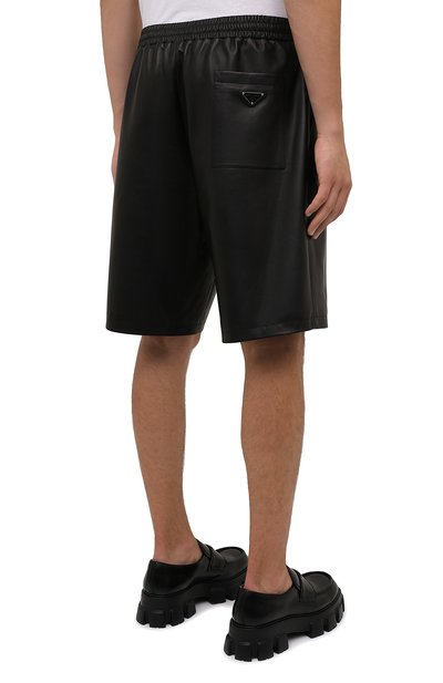 Кожаные шорты PRADA, арт. UPP224-1WDV-F0002, фото 4