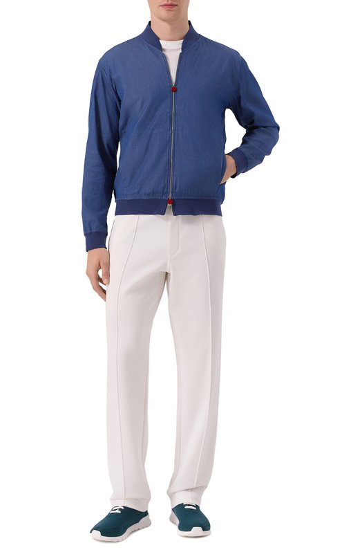 Текстильные кроссовки Kiton USSFITSN0084750 Зелёный  USSFITSN0084750 Фото 2