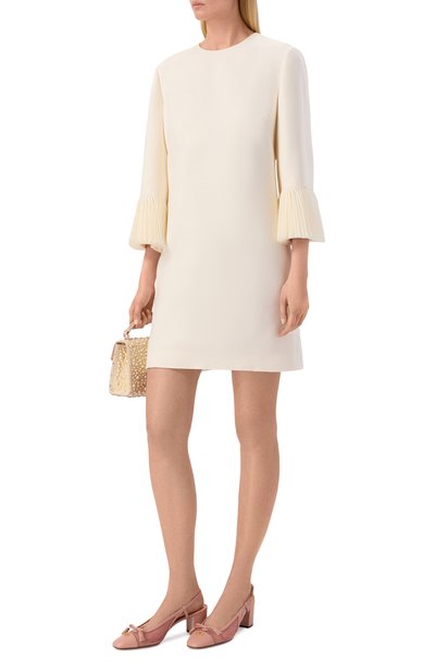 Платье из шерсти и шелка VALENTINO, арт. 8B0VAKF5/1CF, фото 2