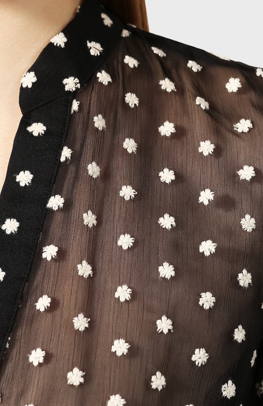 Блузка Alice + Olivia Чёрный, белый, фото 5